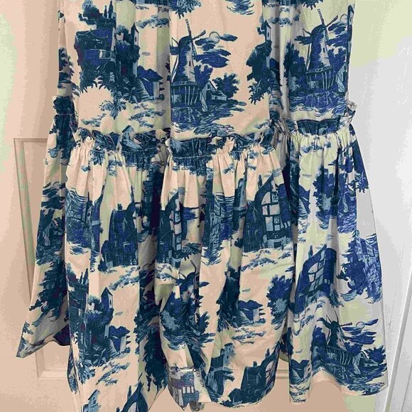 Cara Cara Natasha Dress in Venetian Story Blue - Picture 3 of 6